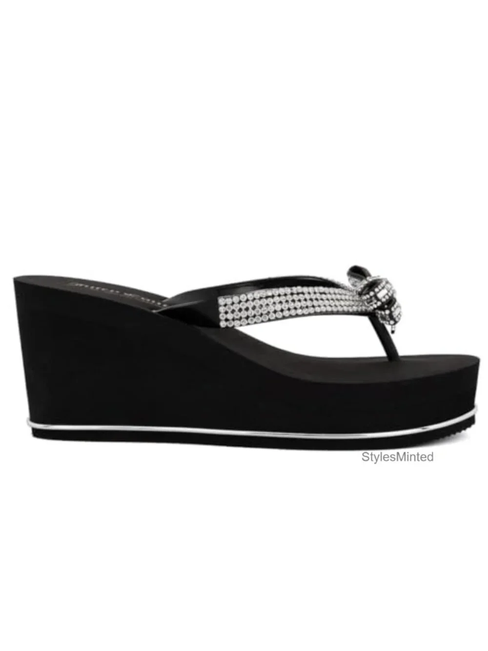 Juicy Couture Wedge Platform Flip Flops Sandals EVA Thong Slide Summer